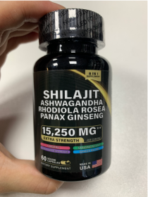 Shilajit Pure Himalayan 9000MG, Energy Booster Ashwagandha 2000MG, Rhodiola Rosea 999MG, Panax Ginseng 1500MG, Turmeric 500MG, Ginkgo Biloba 500MG, St