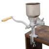 500# Home Use Hand Cranking Operation Grain Grinder Silver