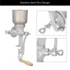 500# Home Use Hand Cranking Operation Grain Grinder Silver